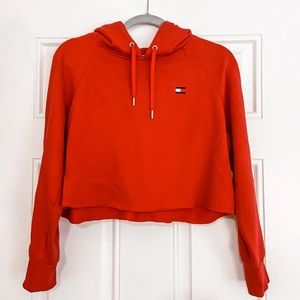tommy hilfiger cropped sweatshirt